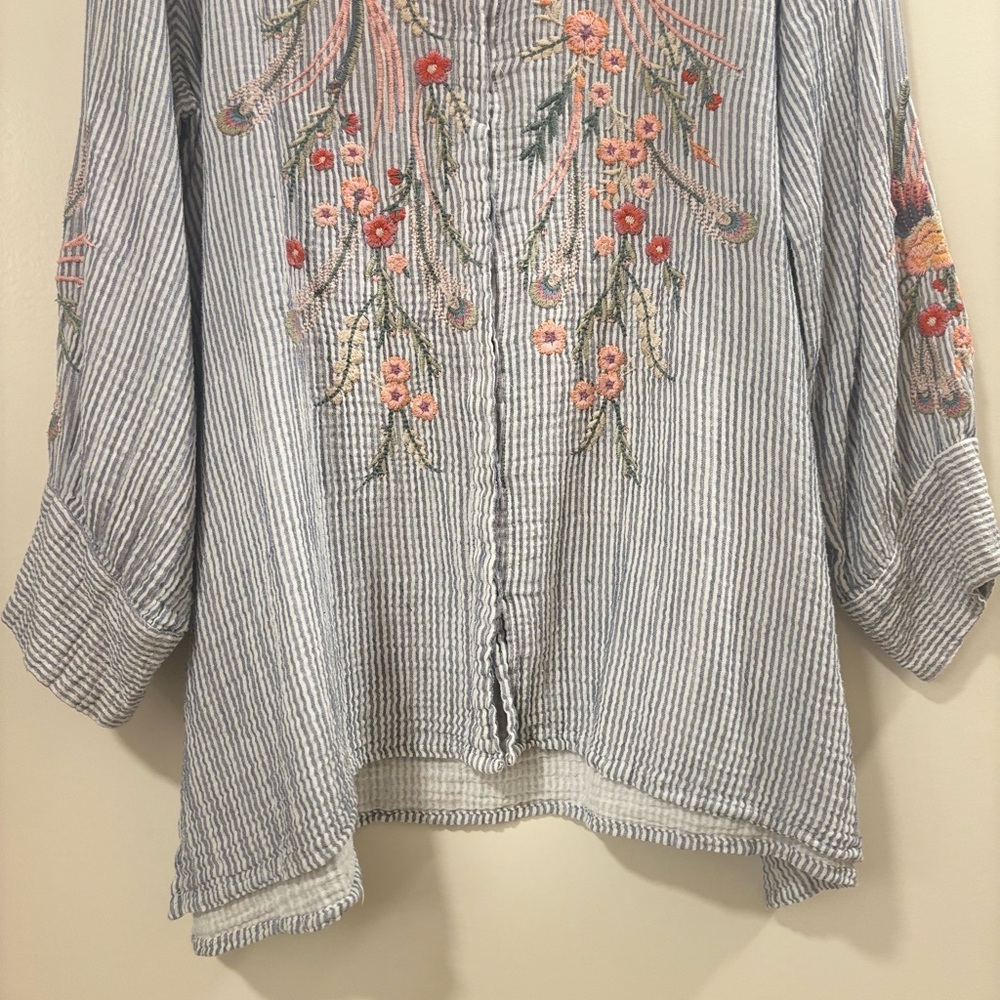 Johnny Was Workshop Top Size XL - Picture 9 of 10